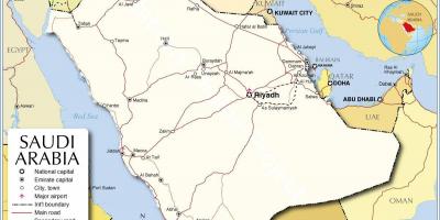 Kart over Mekka museum beliggenhet 